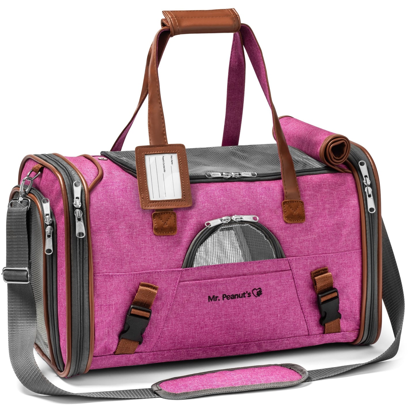 Mr. Peanut's Gold Series Standard Size Airline Compliant Pet Carrier